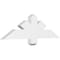 Ekena Millwork Kennewick Architectural Grade PVC Gable Bracket, 36"W x 10 1/2"H x 2"D x 4"F, 7/12 Pitch GBP036X11X0204KEN00 - alternate 1